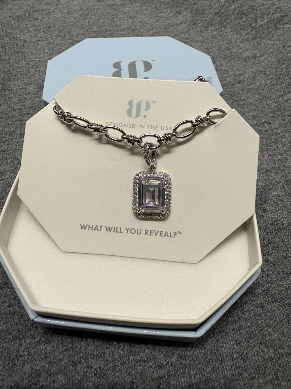 A Statement Of Sparkle Og necklace